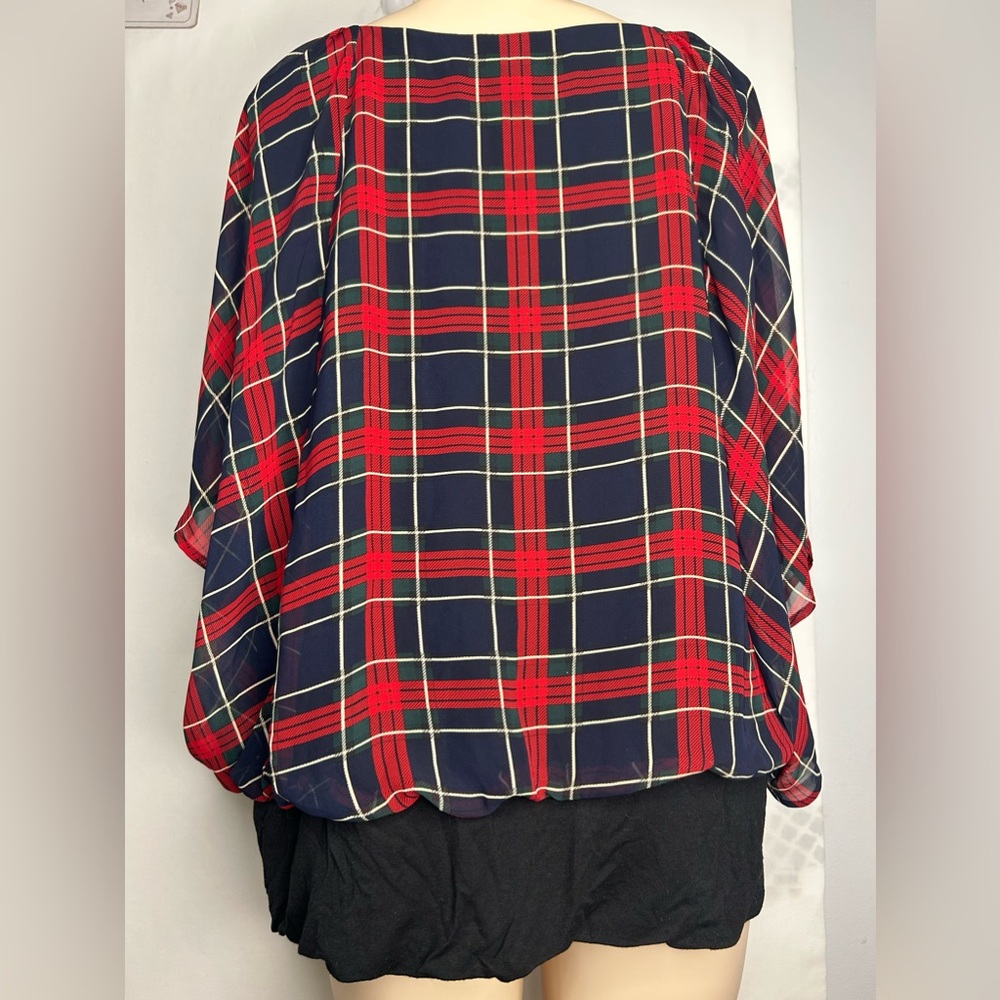 Joseph A.Qu’est-ce Que c’est Silk?Womens Butterfly Batwing Sleeve Top Plus 3X - Picture 5 of 16